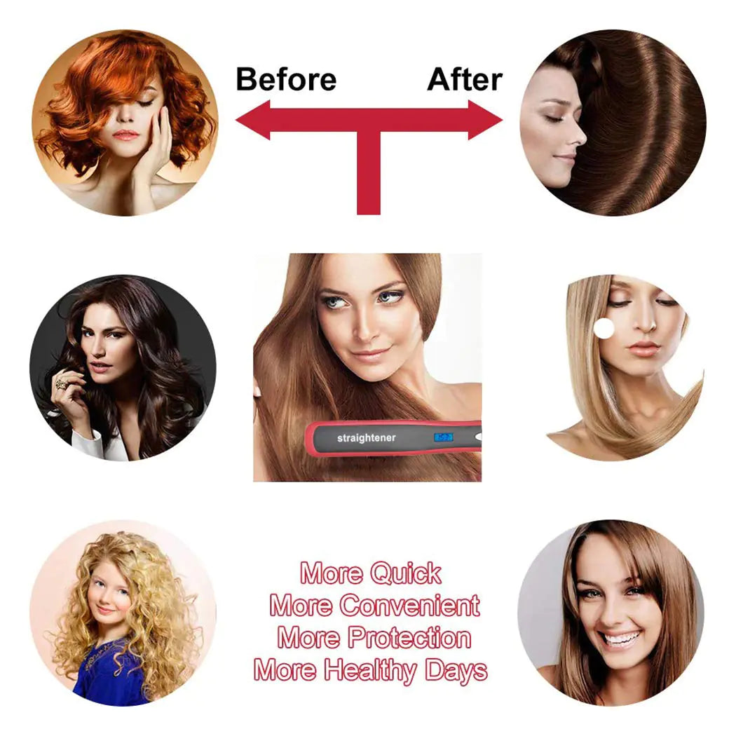 Straightening Brush and Hair Tools for Styling