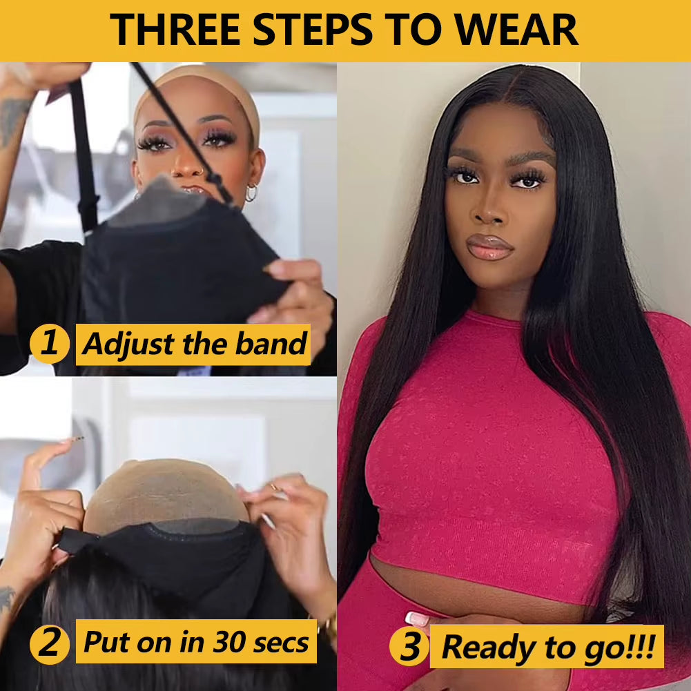 Pre Cut Lace Wig Human Hair Ready to Wear Transparent 13X4/13X6 Lace Front Human Hair Pre Plucked Pre Cut 5X5 Lace Closure Wig