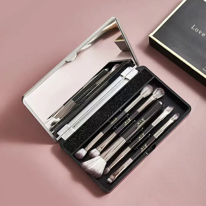 Mirror Makeup Brush Set