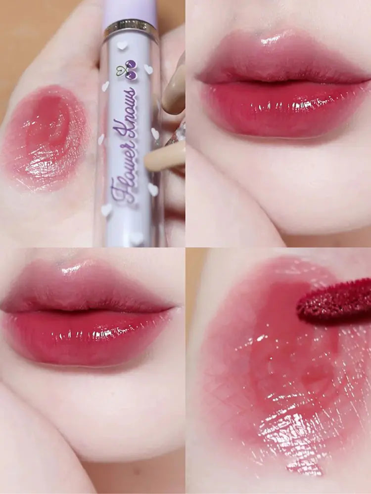 Flower Know Crystal Jelly Lip Glaze Moisturizing Lipstick