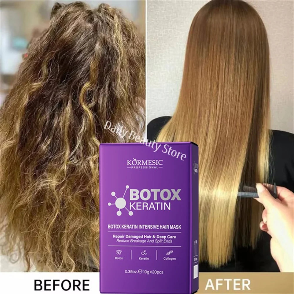 Magical Keratin Hair Mask 5 Seconds Repair Damaged Frizzy Hair Soft Smooth Shiny Nutrition Deep Moisturize Nourishing Hair Care