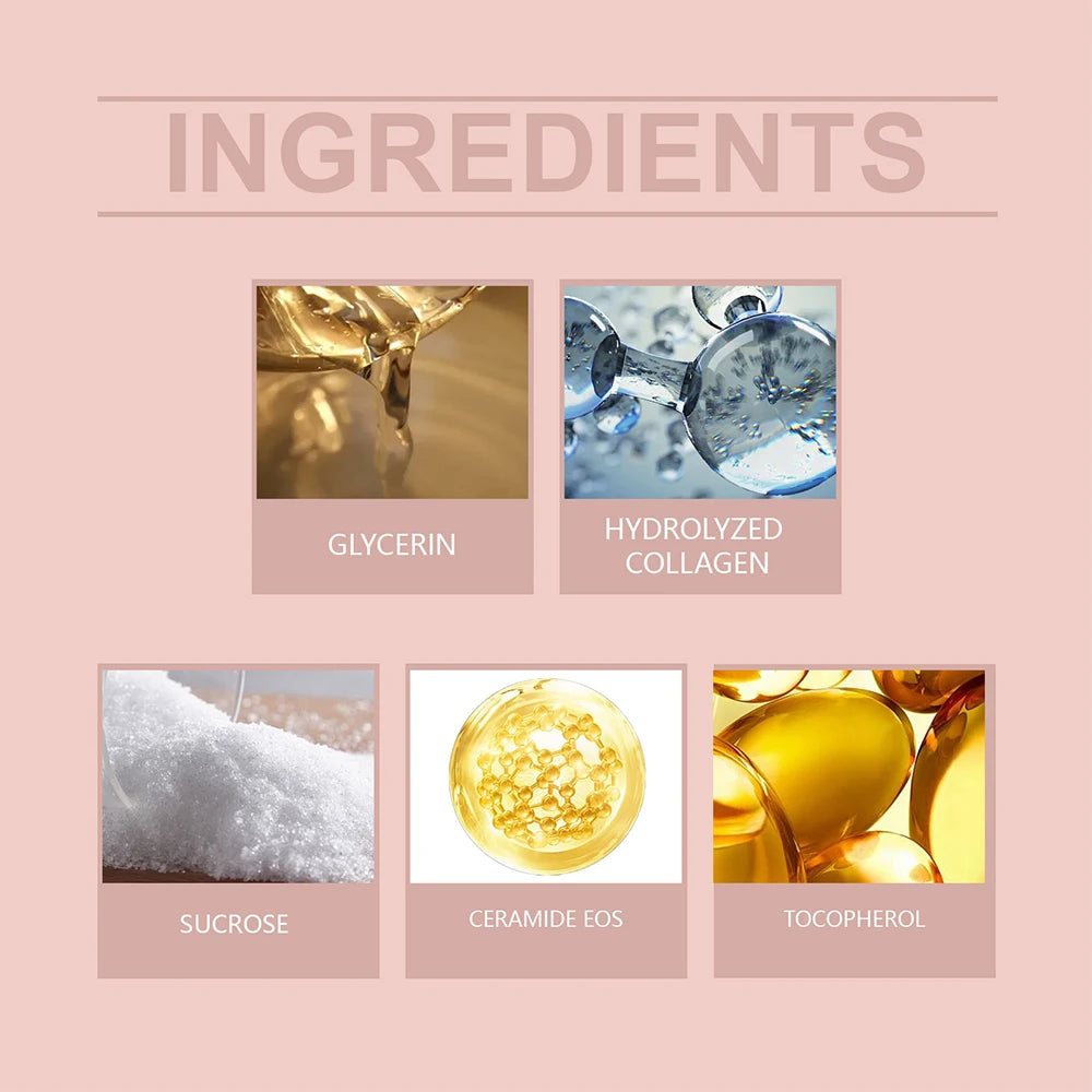 75ml Collagen Peel-off Face Mask Night Wrapping Mask + 50g Collagen Jelly Cream Firming Skin Moisturizing Facial Masks Cream