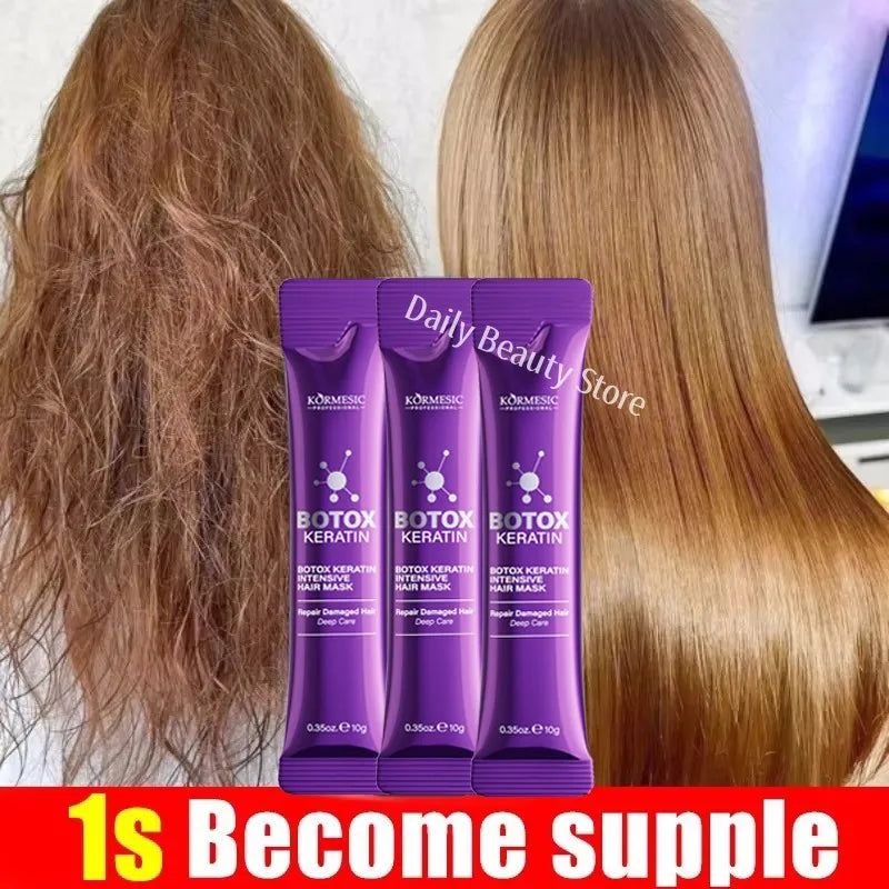 Magical Keratin Hair Mask 5 Seconds Repair Damaged Frizzy Hair Soft Smooth Shiny Nutrition Deep Moisturize Nourishing Hair Care