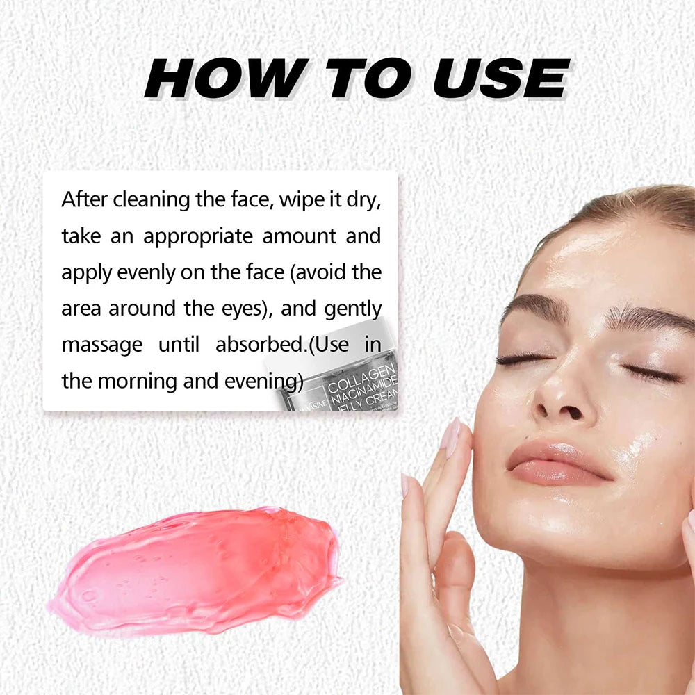 75ml Collagen Peel-off Face Mask Night Wrapping Mask + 50g Collagen Jelly Cream Firming Skin Moisturizing Facial Masks Cream