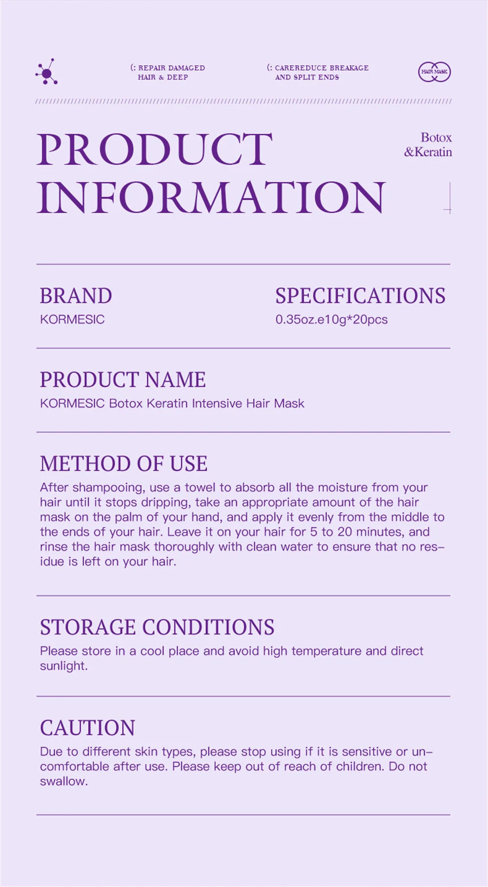 Magical Keratin Hair Mask 5 Seconds Repair Damaged Frizzy Hair Soft Smooth Shiny Nutrition Deep Moisturize Nourishing Hair Care