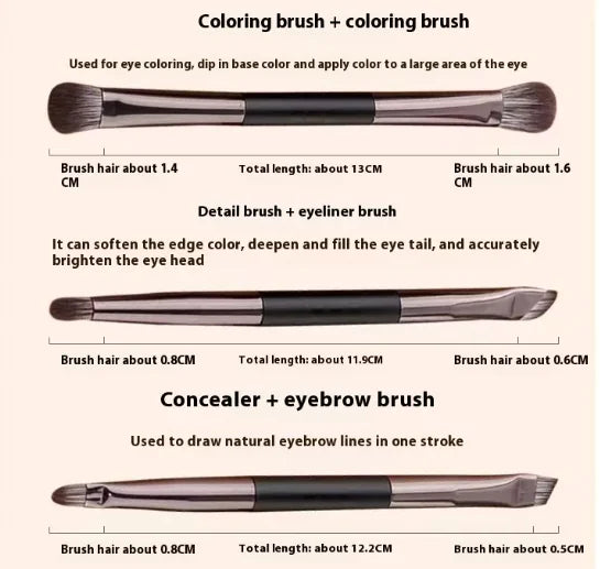 Mirror Makeup Brush Set