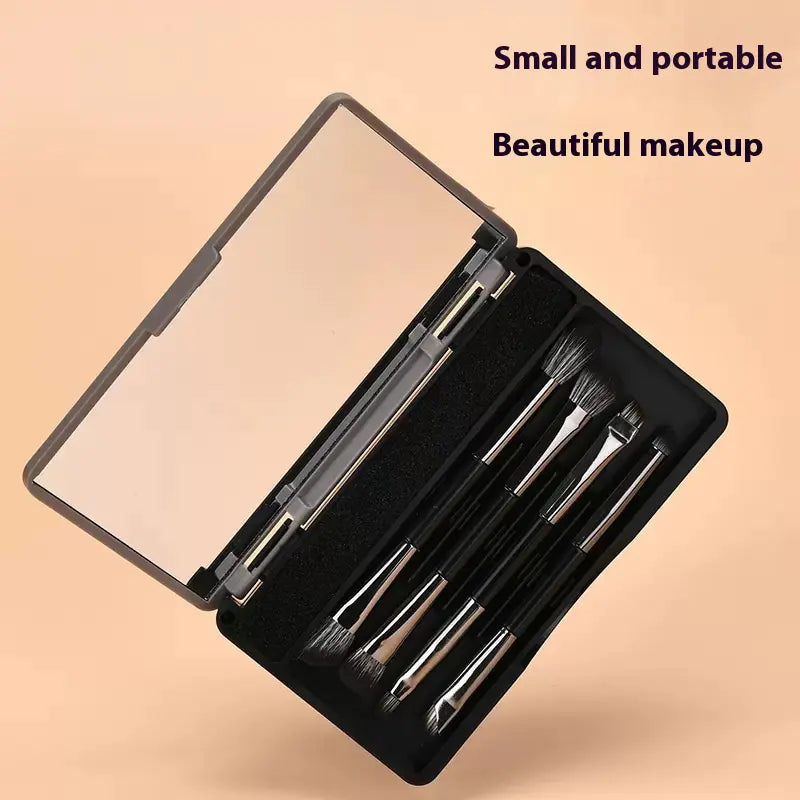 Mirror Makeup Brush Set