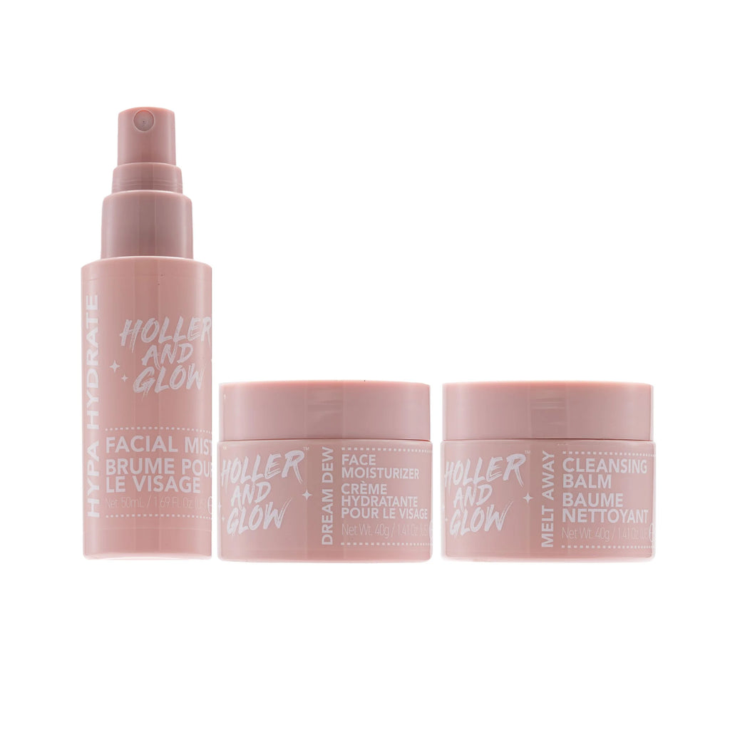 Limited Edition Rest and Reset Skincare, 3 Piece Gift Set