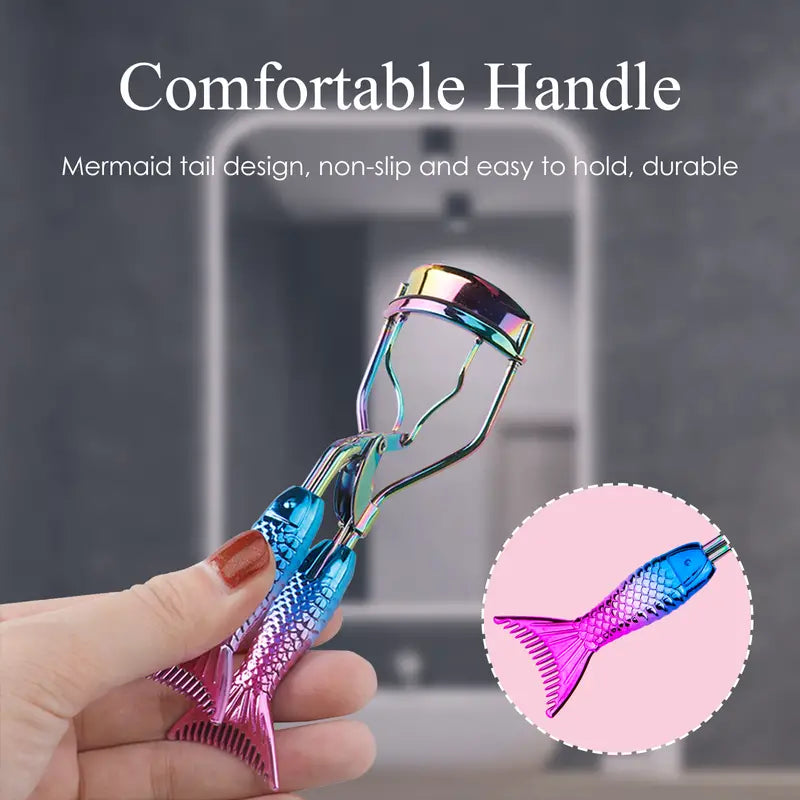 "1Pc Gradient Purple Curled Upswept Lashes for All Eyes"