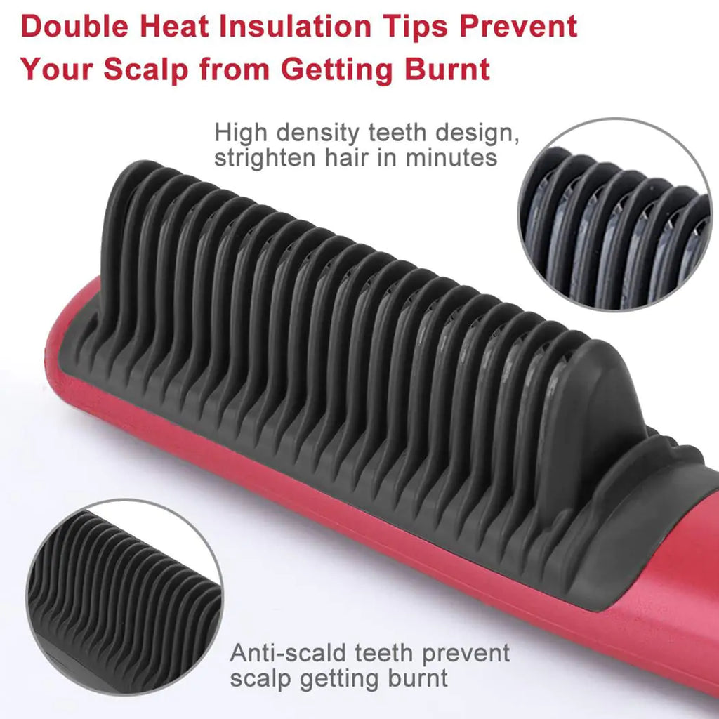 Straightening Brush and Hair Tools for Styling