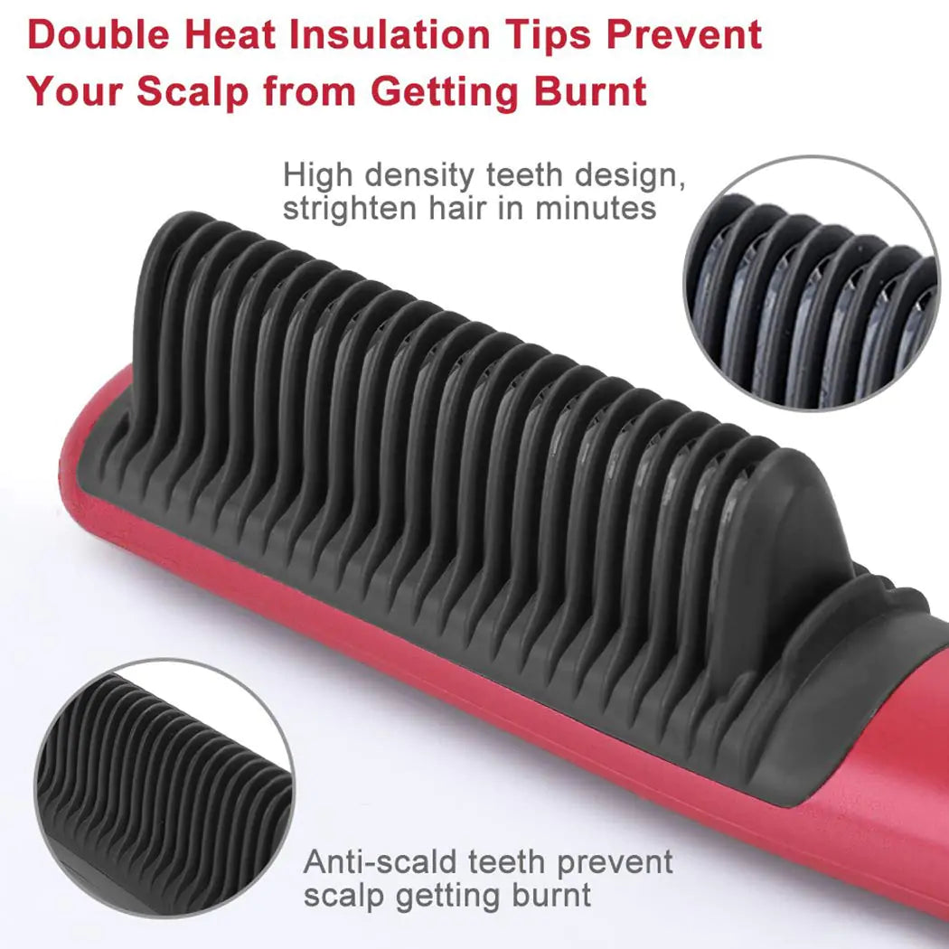 Straightening Brush and Hair Tools for Styling