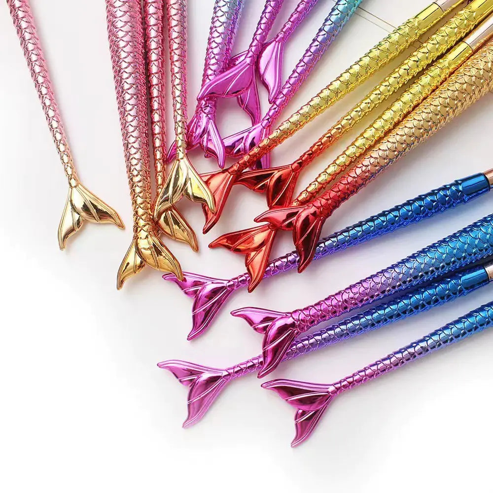 Mermaid Gradient Makeup Brush Set