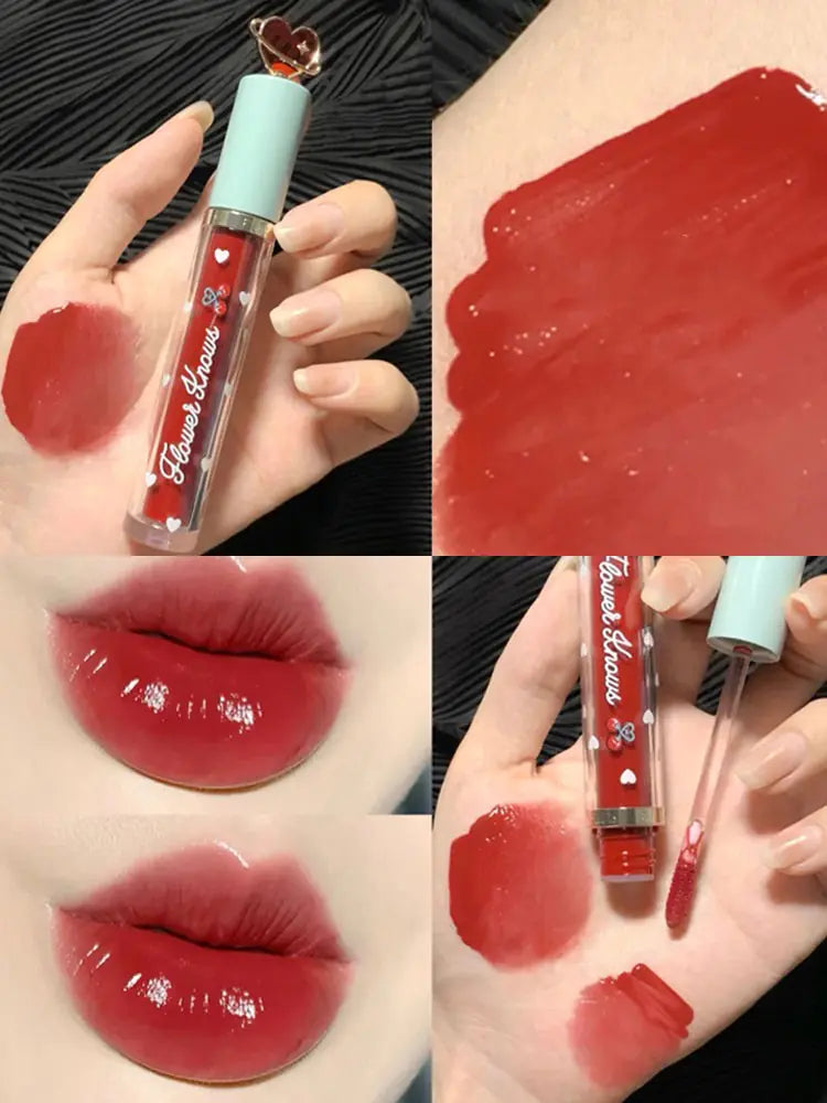 Flower Know Crystal Jelly Lip Glaze Moisturizing Lipstick